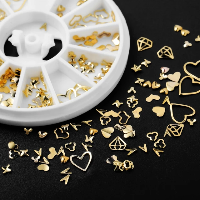 1box Gold Leaf Flakes Sequins Glitters Epoxy Resin Filling Gold Foil Paper  DIY Resin Silicone Mold Nail Art Jewelry Making Decor