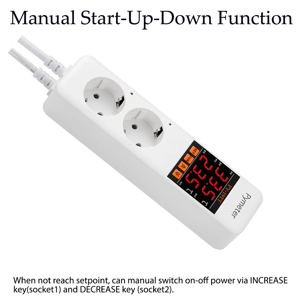 Dual Outlet Temperature controller Digital Thermostat for Home Brewing Fermentation Incubator Aquarium PY-19TT Thermoregulator