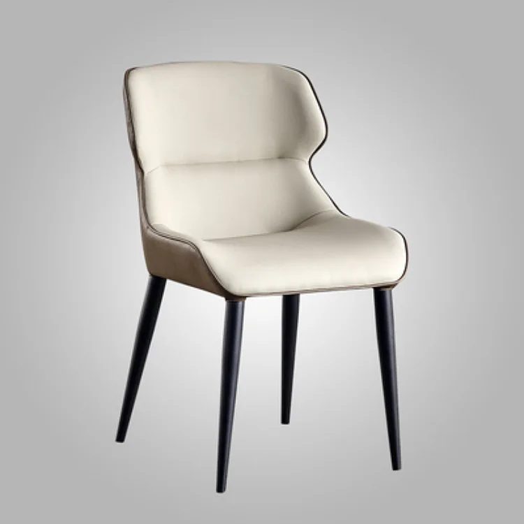 Modern Simple Dining Chairs Family Nordic Luxury Back Chair Italian Hotel Restaurant Creative Leather Chair Dining Table