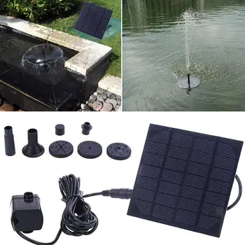 

Solar Power Floating Fountain Water Pump Motor for Garden Pond Pool Fish Tank pvc Solar Landscape Fountain Pump Garden Outdoor