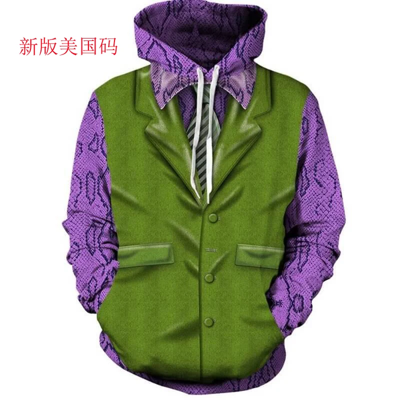2020 New Sweatshirts Men Brand Hoodies Men Joker 3D Printing Hoodie Male Casual Tracksuits Size XS-7XL Wholesale and retail 2020 New Sweatshirts Men Brand Hoodies Men Joker 3D Printing Hoodie Male Casual Tracksuits Size XS-7XL Wholesale and retail