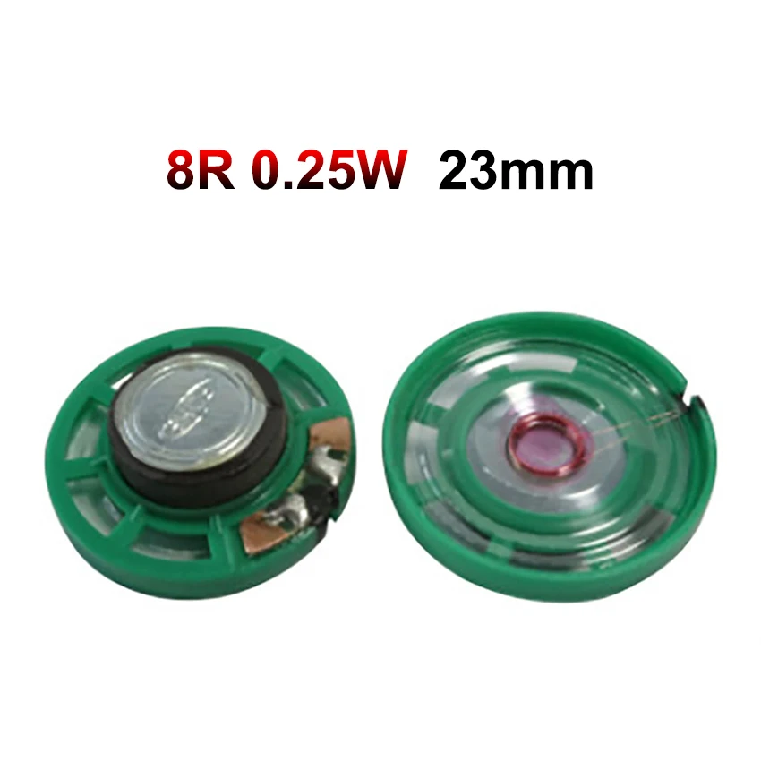 8R 0.25W 23mm