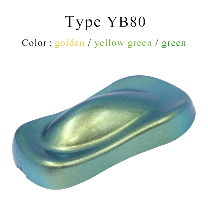 YB80 Chameleon Pigments Acrylic Paint Powder Coating for Cars Arts Crafts Nails Decoration Painting Supplies Chameleon Dye 10g