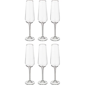 

6 pcs Champagne Glasses Set Amundsen / Ardea 220 ml Height = 26.5 cm Kitchen supplies