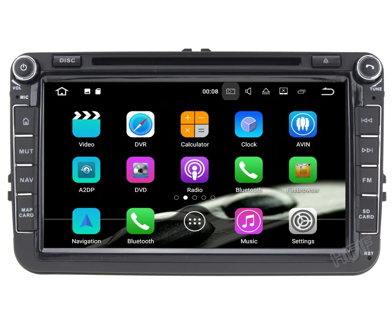 Sale Android 9.0 Auto Radio Car DVD Player for Volkswagen VW GOLF PASSAT B6 JETTA POLO CC TIGUAN OCTAVIA T5 Gps Navigation Multimedia 8