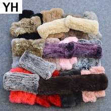 Новинка Хорошие эластичные Для женщин из натурального меха кролика Рекс, перчатки, варежки без пальцев модные зимние утепленные сапоги с мехом кролика меховые варежки