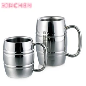 

XINCHENHigh Quality Stainless Steel Mug Metal Drinkware Cups Beer Coffee Tea Mug Double Wall Traveling Outdoor Camping Water Mug