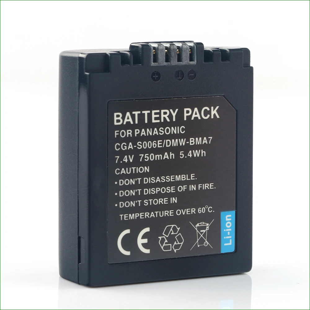 CGA S006 батареи Батарея для цифрового фотоаппарата Panasonic Lumix CGR DMC FZ35 FZ30 FZ38 FZ7 FZ8 FZ50 FZ18