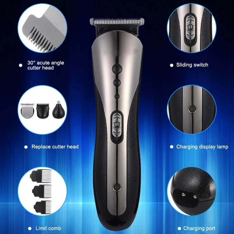 

Electric Hair Cut Clipper Beard Shaver Machine Razor Nose Trimmer Multi-Function LDO99