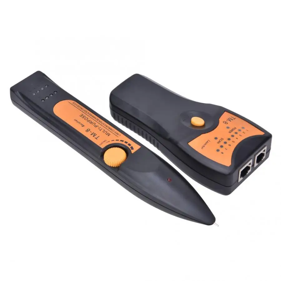 Автоматический выключатель искатели TM-8 UTP STP RJ45 RJ11 LAN Сетевой кабель тестер Finder телефонный провод автоматический выключатель Finder