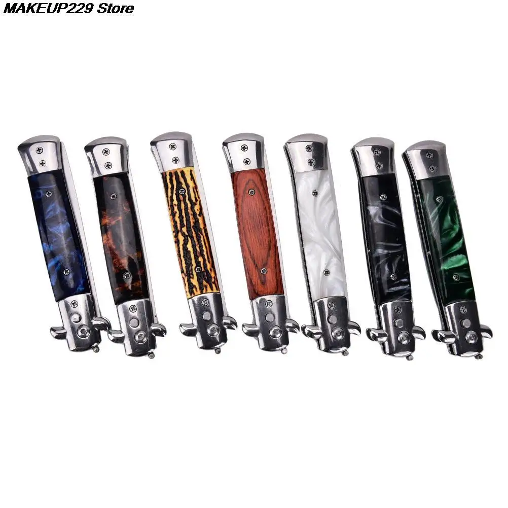 Складной мини-Расческа для ножей из нержавеющей стали автоматический триммер