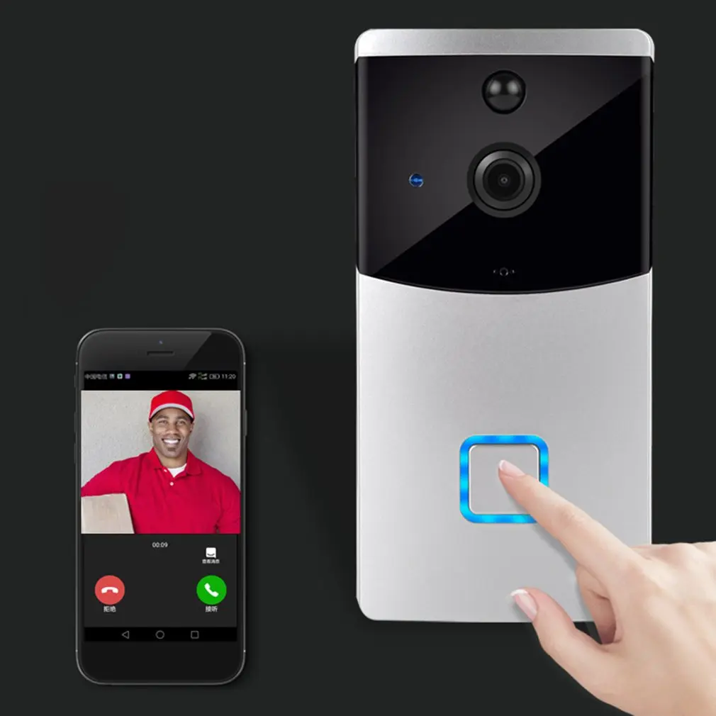 

Home alarm smart wifi video doorbell wireless video intercom doorbell mobile phone remote video