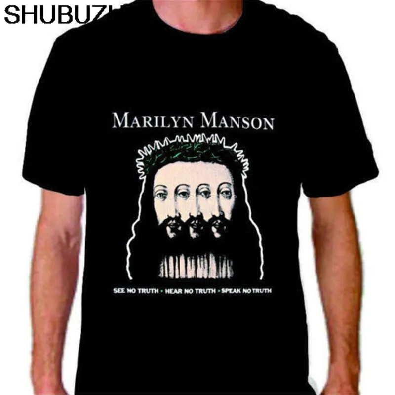 Новинка Мужская футболка MARILYN MANSON SLOMOTION размер от S до 5XL sbz6359 | одежда