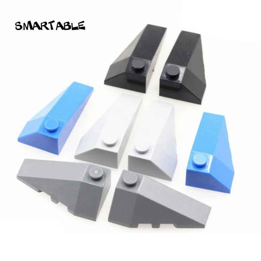 

Smartable Wedge Brick 4x2 Left +Right Building Block MOC Parts Toys Compatible Major Brands 43710+43711 Technic 30set/lot