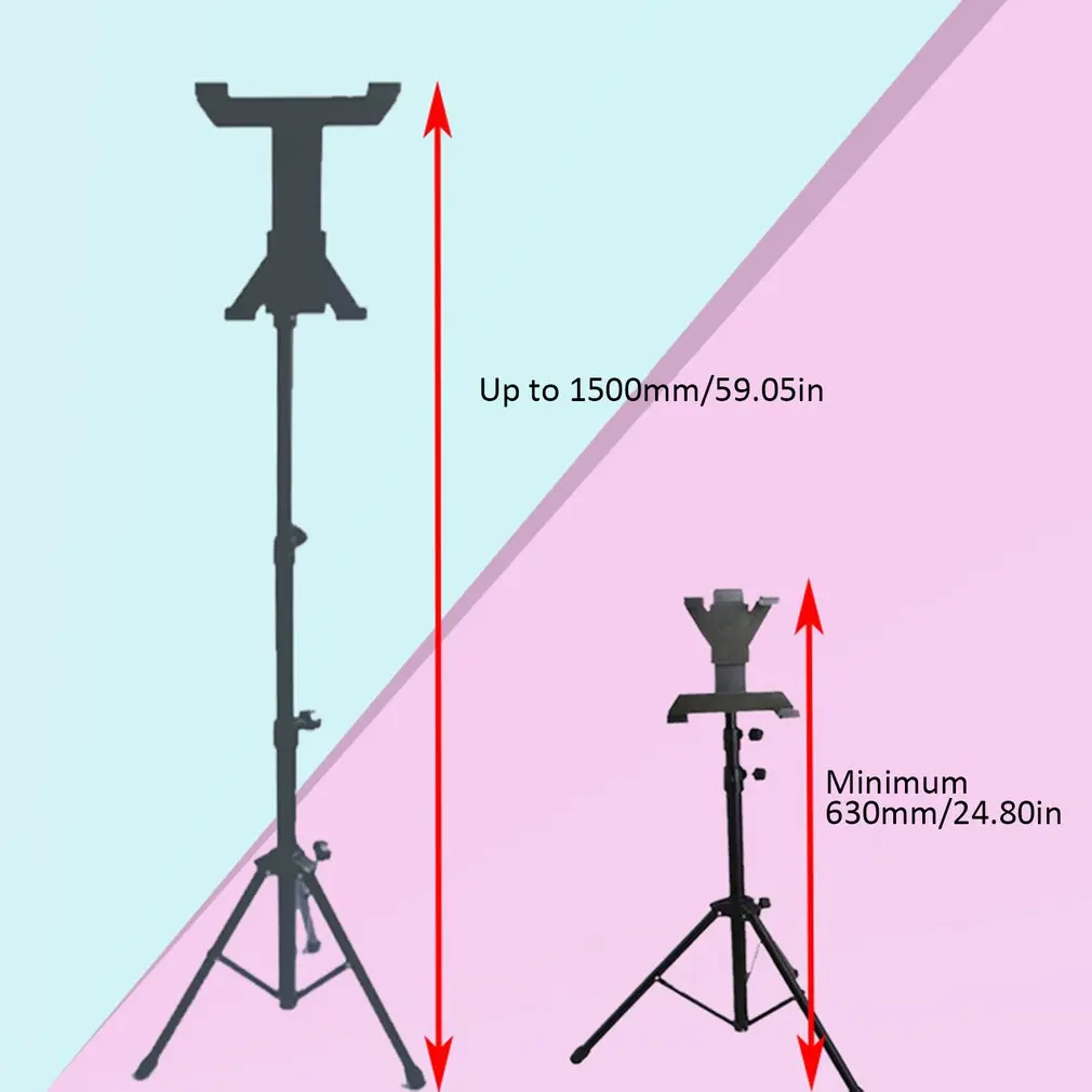  For Tablet Tripod Floor Stand Flexible Triangle Stand Home Theater Bracket Music Rack Mount Support