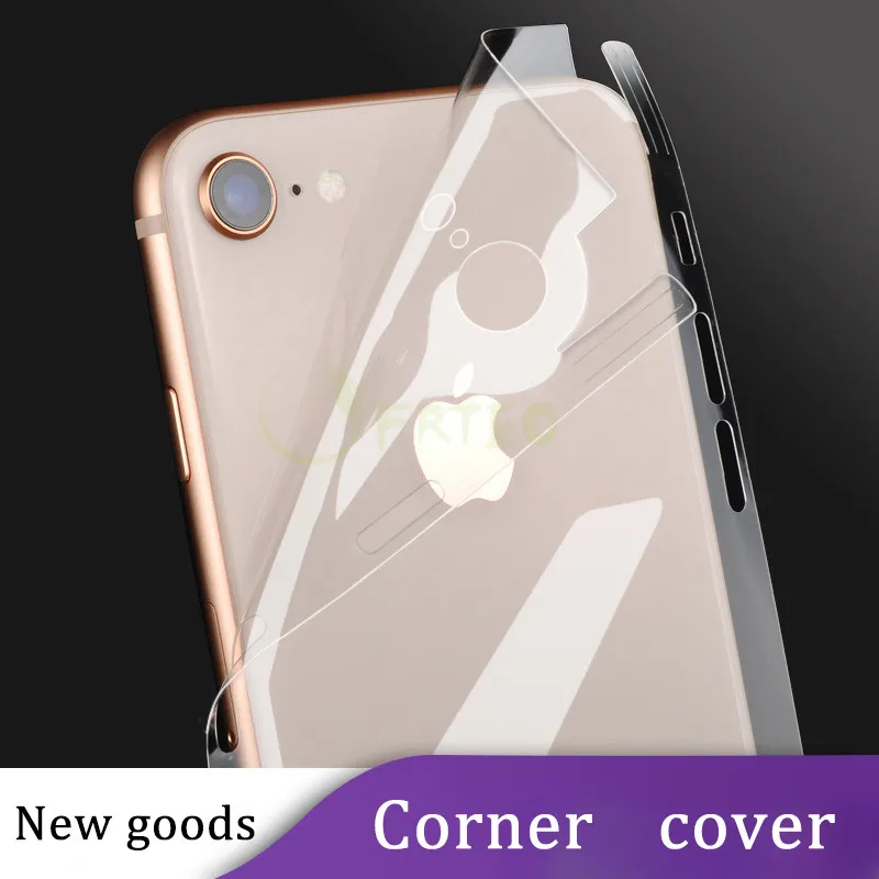 Новое обновление прозрачный Sratchproof Стикеры для iPhone X XR Xs Max 6 6S 7 8 Plus задняя Декоративная кожа гидрогель пленки-наклейки