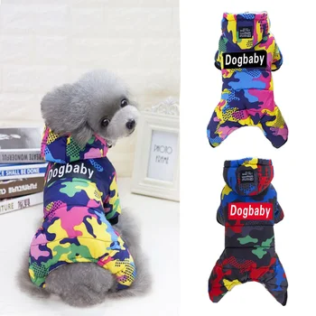

Winter Pet Clothes For Dogs Reflective Waterproof Dog Coat Jacket Warm Fleece Puppy Jumpsuits Chihuahua French Bulldog Clothing