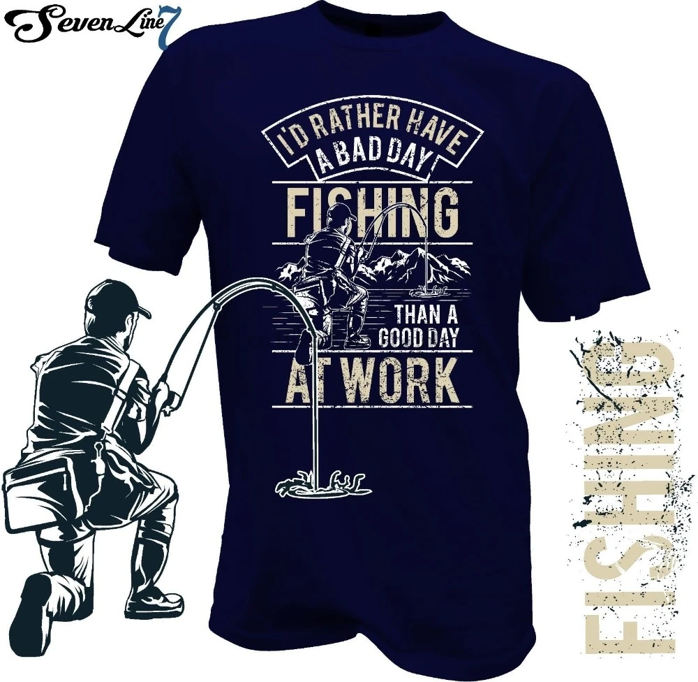 2019 Мода Лидер продаж футболка с рисунком &quotрыболов&quot рыболовные наживки для