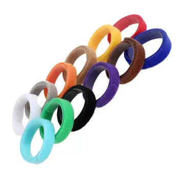 

BESTOMZ 12 Colors Identification ID Collars Bands Whelp Puppy Kitten Dog Pet Cat Velvet Practical Puppy ID Collar Dropship
