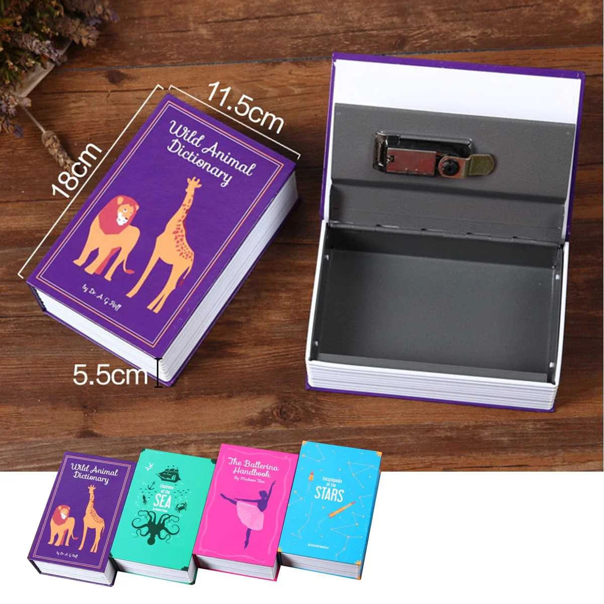 18x11.5x5.5cm Combination Lock Hidden-Safe Box Safe Box Strongbox Steel Simulation Book Home Office Money Phone Safe Storage Box 18x11.5x5.5cm Combination Lock Hidden-Safe Box Safe Box Strongbox Steel Simulation Book Home Office Money Phone Safe Storage Box
