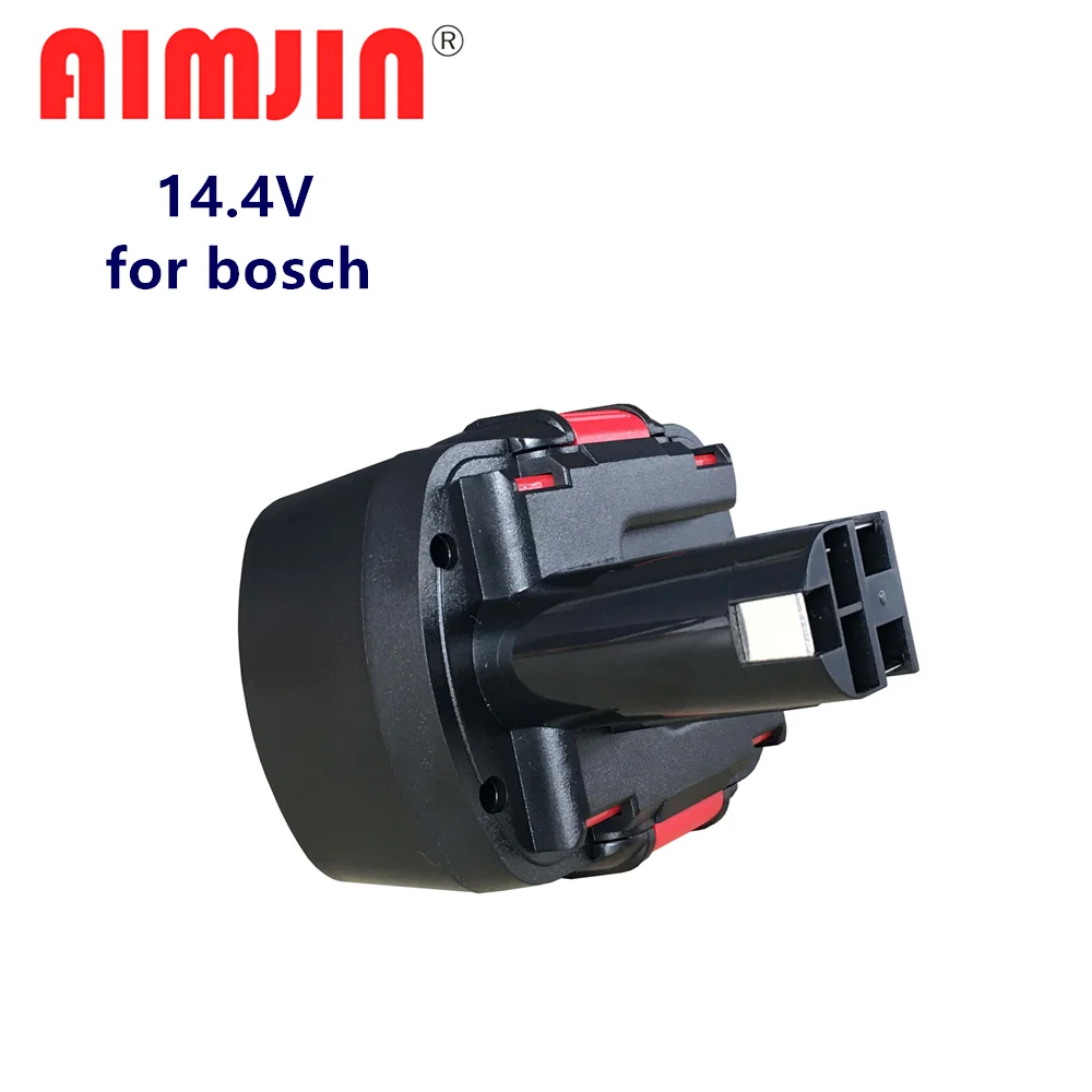 Nuova Batteria Ricaricabile Ni-Cd 14.4V 4.8/6.8/9.8/12.8Ah Per Batteria Bosch 14.4V Bat038 Bat040 Bat140 Bat159 Bat041 2607335275