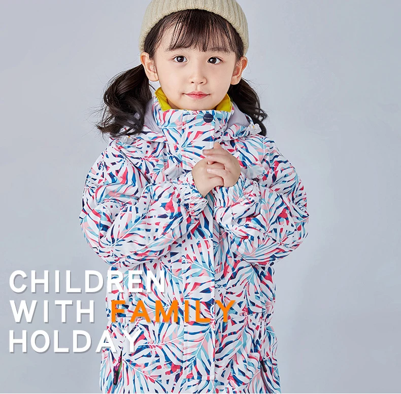 Dollplus/детский лыжный комбинезон; лыжная куртка для сноуборда; спортивная одежда для мальчиков и девочек; комплект зимних штанов; комплект одежды
