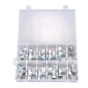 

Big deal 15Pcs Backhoe Loader Tractor Hydraulic Table Hose Adapter Tee Kit for CATERPILLAR HITACHI KOMATSU KOBELCO