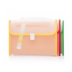 Manufacturers Currently Available Direct Selling A4-5 Lattice Double Folium File Holder Students Exam Paper Folder File Bag Mult