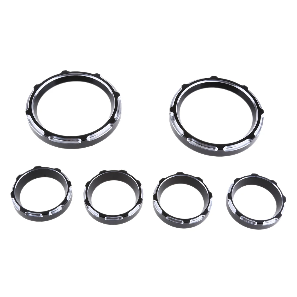 Heavy Duty Instrument Board Gauge Bezel Kit for Harley Electra Glide