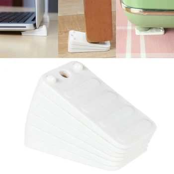 

6pcs Durable Accessories Non Slip Tables Furniture Pads Multifunctional ABS Stackable Toilet Leveling Shims Small Hardware