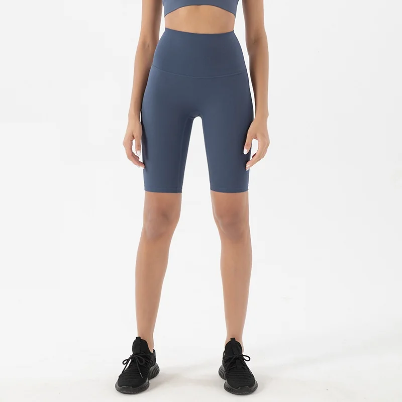 Sexy Sports Yoga Shorts Tights High Waist Fitness Bicycle Running Pants High Waist Peach Hip Soft And Comfortable Gym Clothing