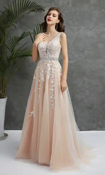 CALIENTE VENTA ❤️ Vestido De novia largo hasta el piso, Espalda descubierta, sin espalda - discount item 7% OFF Bodas y eventos