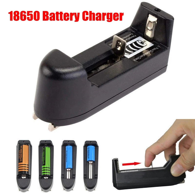 

18650 Battery Charger For 3.7V 18650 16340 14500 Li-ion Rechargeable Battery Multifunction Portable Charger EU/US Plug