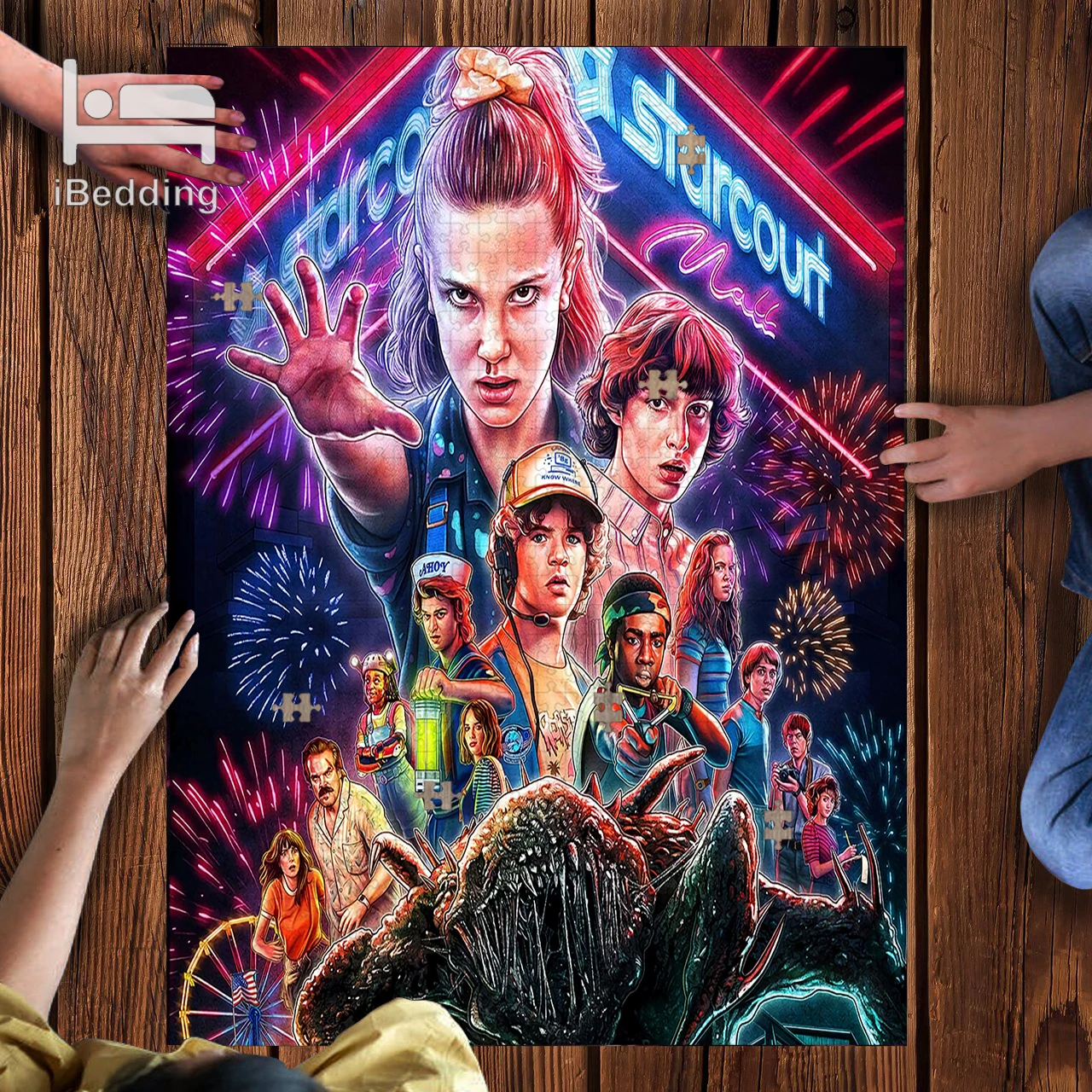 Stranger things episode 1 official poster. Пазлы stranger things. Doom dvd. Stranger things puzzle tales png. Обложки на тетради очень странные дела.