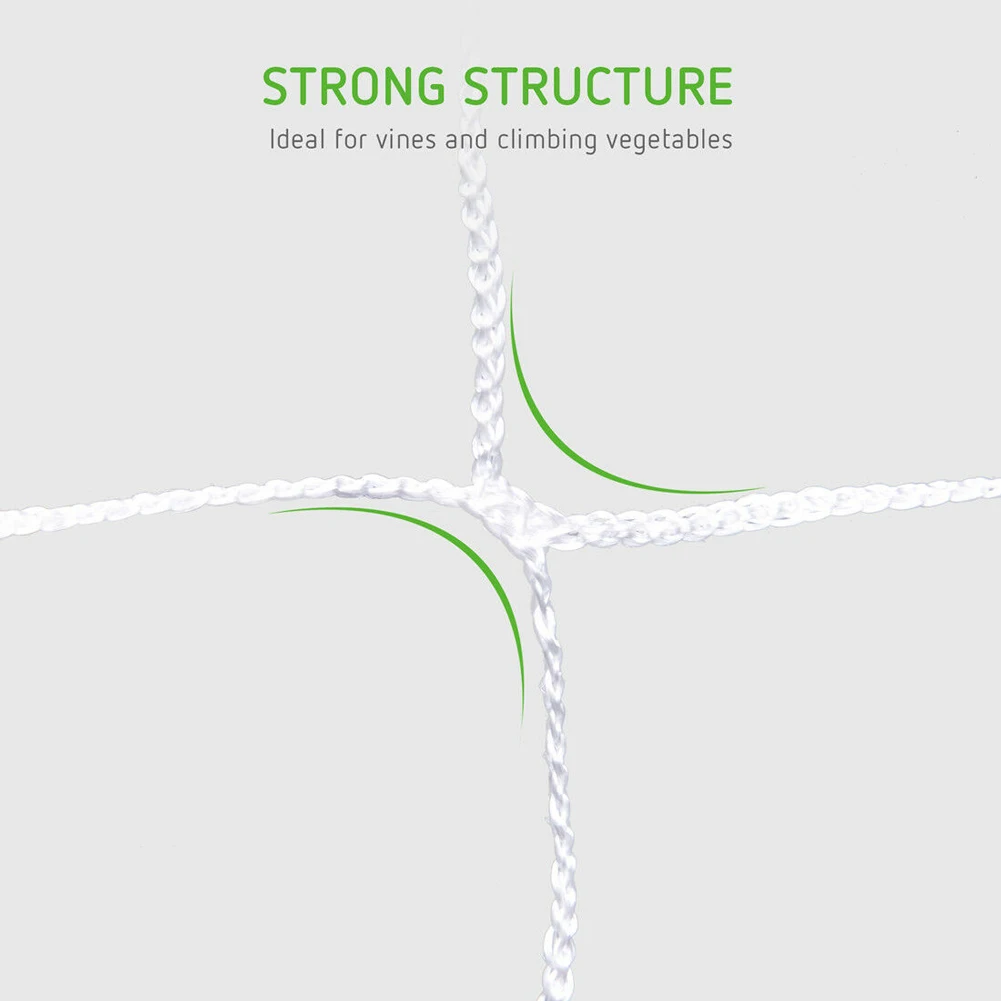 1 шт. лоза посадки сад ткачество выращивать рамка решетчатая сетка полиэстер сетка поддержка овощей цветок огурец решетка для стелющихся растений