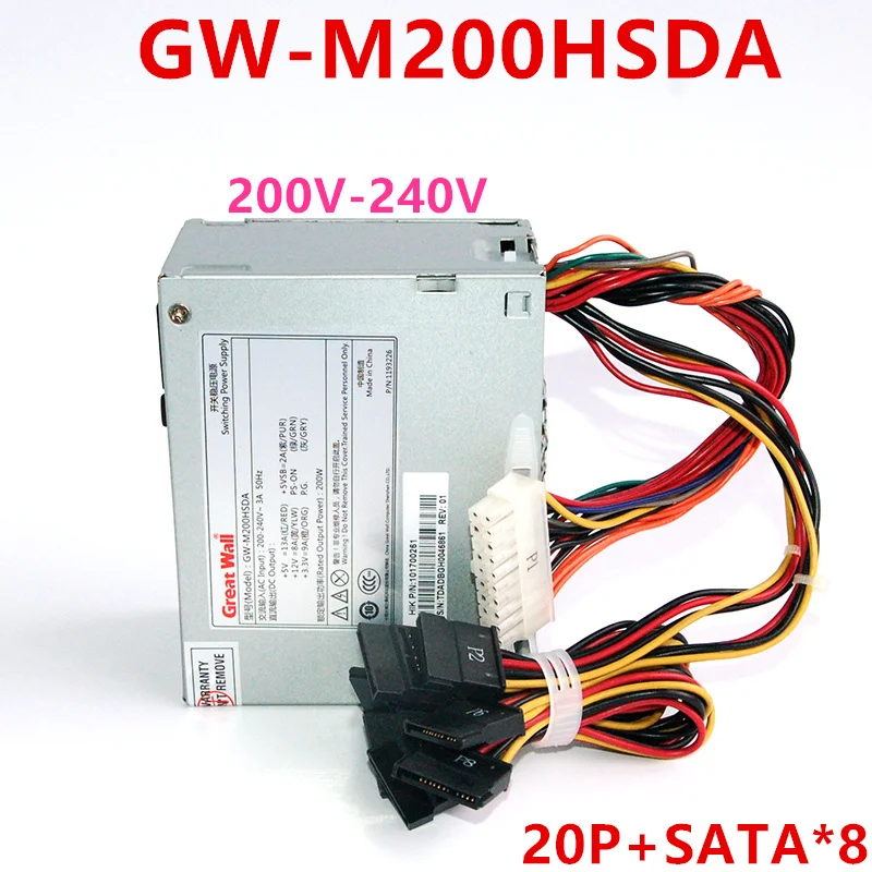 Блок питания для видеорегистратора Great Wall NVR 20Pin SATA * 8 200 Вт Импульсный блок GW-M200HSDA |