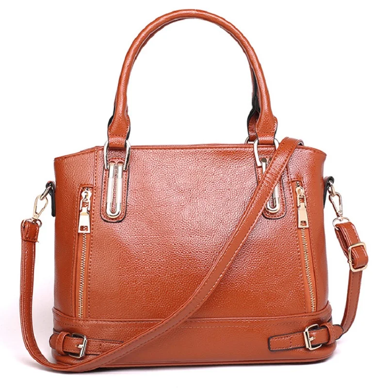 

luxury Lychee pattern handbag 2019 new women's bag, European and American fashion large capacity flow shoulder slung tote bag