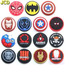 JCD 1PCS Silicone Analog Thumb Stick Grips Cover for PS4 Pro Slim for PS3 Controller Thumbstick Caps for Xbox 360 One Switch Pro
