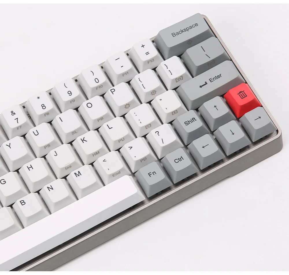 dhl GK64 механическая клавиатура 64key металлический корпус изготовленный на заказ светильник rgb Вишневый профиль kecap краситель-подбитые брелки
