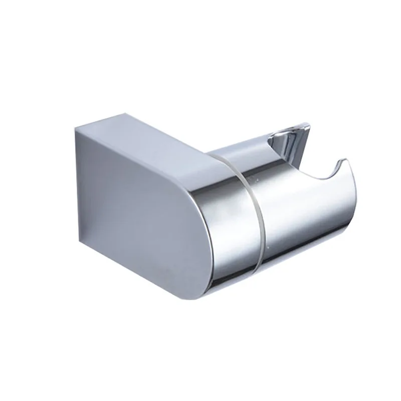 Soporte de ducha de mano ajustable ABS cromado, soporte de riel deslizante, montaje en pared para cabezal, 1 Uds.