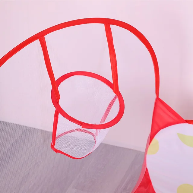 1.2M Portable Baby Playpen Ball Pool Kids Playground Balls Dry Pool with Basketball Hoop Folding Large Child Ballenbak Toys 5
