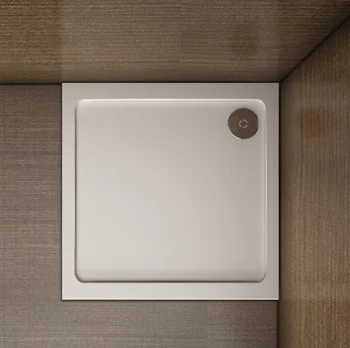 

Rectangular square shower plate for bulkheads 100x100cm + drain fittings