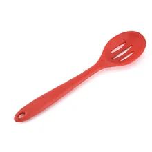 Кухонные принадлежности силикагель утечка больше цельная утечка ложка комната приготовления горячий горшок ложка шлак ложки для выпечки Инструмент Обработки