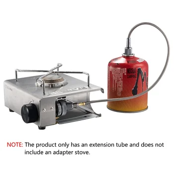 

Outdoor Camping Gas Stove Adaptor Split Type Furnace Converter Connector Auto-off Aluminum Alloy Adapters camping equipment