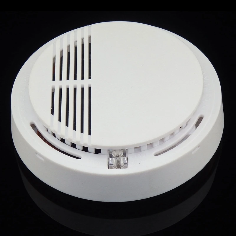 Stand Alone Smoke Detector DC9V Fire Smoke Sensor Alarm Sensitive Photoelectric Security Fire Protection Anti-fire Home Alarm