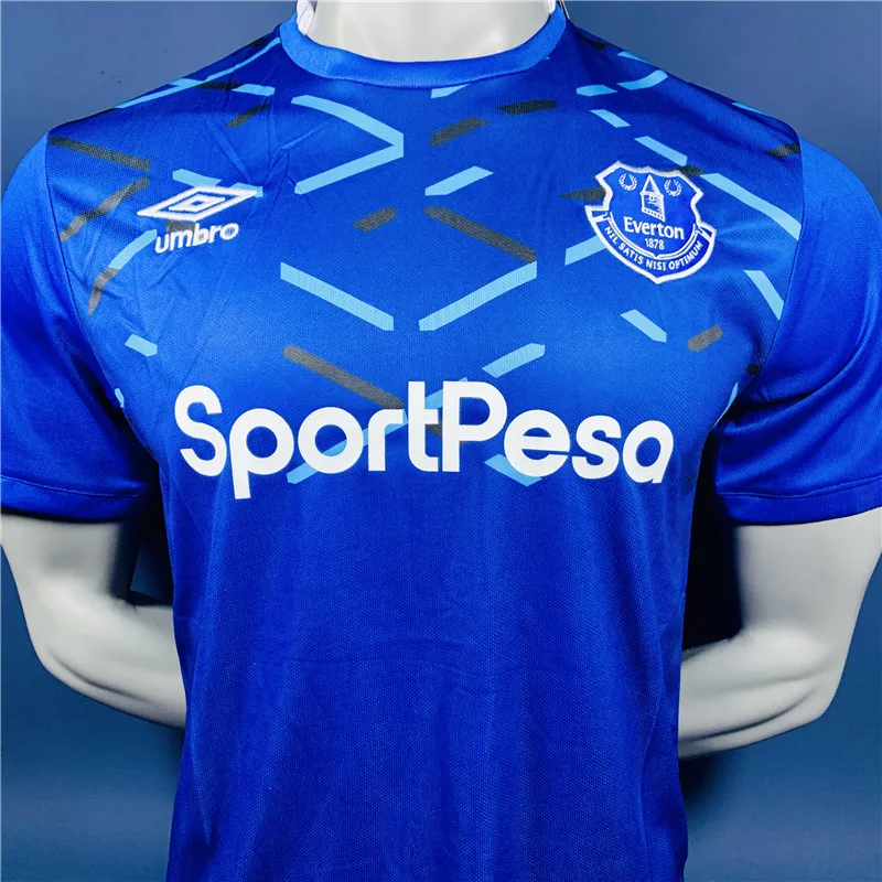 Umbro, Футбольная форма для взрослых, командный спортивный костюм, футбольные майки, рубашки для мужчин, европейская футбольная рубашка с принтом Эвертон, одежда