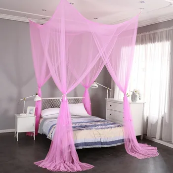 

Four-Door Ceiling Square Large Hot Selling Home Practical Mosquito Net