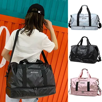 

Big Travel Bag Dry And Wet Separation Belt Shoes Position Luggage Bag Large-capacity Sport Trolley Bags luggage organizer bolsas