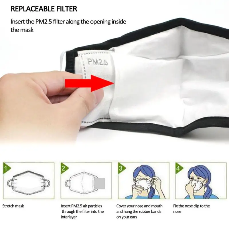 

2020 PM2.5 Filter Paper Anti Haze Mouth Mask Anti Dust Mask Filter Paper Health Care Protective Ffp3 Mask Filter In Stock