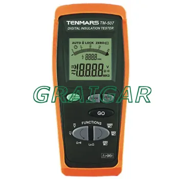 

TM-507_Insulation Tester, EN61557 EN61010-1 CAT IV 600V 4 digits LCD display Insulation